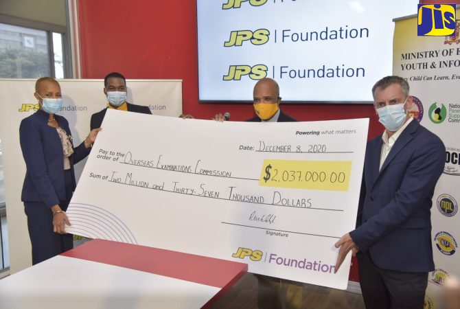 JPS Foundation Pays Exam Fees For CSEC Students