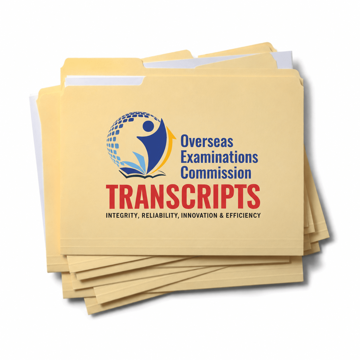 Official transcript document